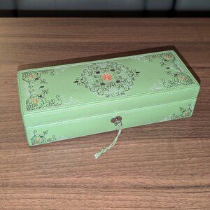 LusterLoc Protected Luster Loc Embroidered Long Travel Anti-Tarnish Jewelry Box